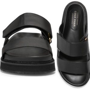 Women’s Cole Haan Sandals Slides Leather Slippers Cloudfeel
